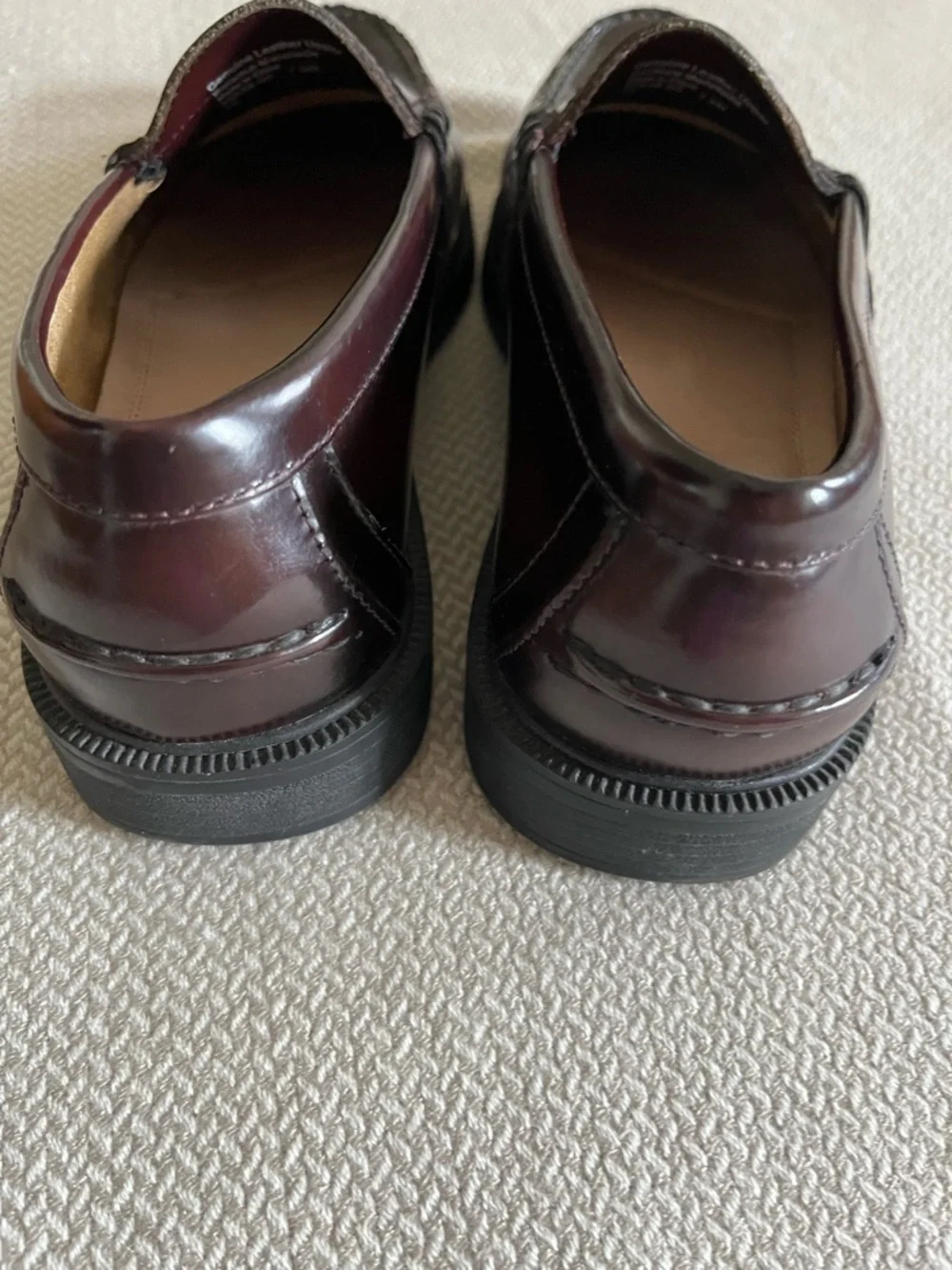 Nunn Bush Men's Brown Leather Penny Loafers Size 7.5M - Picture 8 of 11